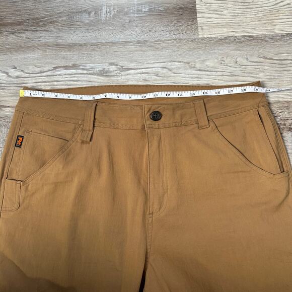 Timberland PRO Work Pants Athletic Fit W40 L30 Brown Utility Stretch Canvas - Picture 7 of 11